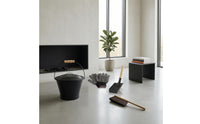 Ash Bucket Set Knitted Cuffs Fireplace Ash Bucket Easy to Clean Hearth Cleaning Gear
