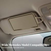 Sun Visor Mirror Cover OEM Look Sun Visor Vanity Mirror Easy Installation Automotive Interior Part