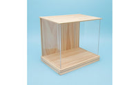 Acrylic Pet Breeding Enclosure Transparent Small Animal Breeding Box Open Interior Square Breeder Box