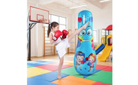 Inflatable Striking Column 125 Cm Inflatable Punching Bag Quick Setup Freestanding Punch Bag for Kids, Children, Playroom, Living Room, Home Gym