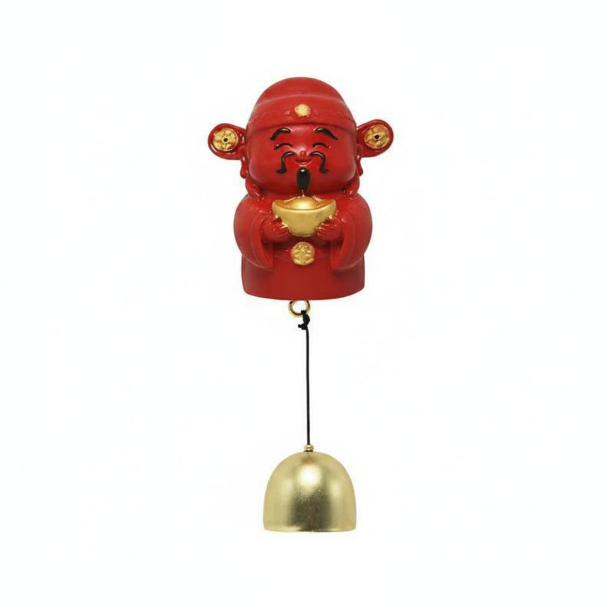 New Chinese Design Decorative Hanging Reminder Bell Easy Installation Entry Chime Ornament No Drilling Door Chime for Shop Owners