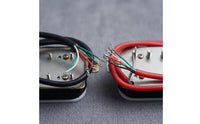 2 Pieces Alnico 5 Electric Guitar Pickup Four-Conductor Humbucker Pickup Clear Bright for Guitarists, Luthier