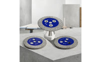 3 Pieces Heat-Dissipating Diamond Cutting Disc with M14 Flange Threaded Diamond Cutting Blade with Flange Compact Abrasive for Masons, Tilers, Angle Grinders, Tight Confined Areas, Stone Carving