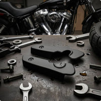 Rear shock absorbers Cover Motorcycle Decorative Covers Curved Rear Mudguard Frame Covers for Garage Builds