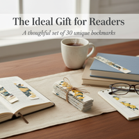 30-Piece Vintage Japanese Style Bookmark Set for Reading Enthusiasts