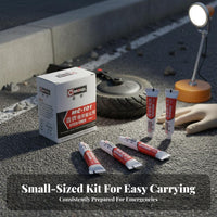 Tubeless Tire Repair Insert Kit Minimally Invasive Repair Tire Repair Insert Kit Strong Vulcanizing Agent Puncture Mending Set for Motorists