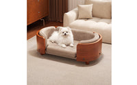 Dog Sofa Bed Four-Season Dog Sleeping Pad Removable Cover Pet Bedding for Dogs, Indoor