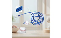 Solo Baseball Training Rope Convenient Tethered Baseball Coach Compact Rope Batting Coach Lightweight for Backyard