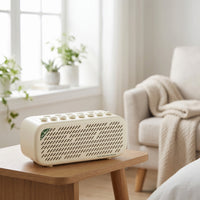 Small Ambient Sound Machine Compact Sound Machine with Grille Tabletop Appliance Calming for Sleepers, Babies, Bedroom, Nursery, Office