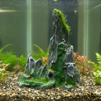 Aquarium Mountain Ornament Fish Tank Decoration Artificial Rockery Landscape Micro-Landscape Decor