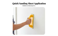 Aluminum Oxide Abrasive Self Sandpaper Strip Anti-Clogging Hand Sanding Block Ergonomic Design Manual Sanding Tool for DIY Enthusiasts, Woodworkers, Home Improvement, Paint Prepping, Woodworking, Furniture Refinishing