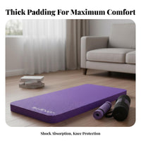 Shock Absorbing Extra Thick Exercise Mat High Density Exercise Mat Easy to Clean Non-Slip Workout Pad Tear-Resistant for Dancers, Women, Beginners, Home Use, Dance Practice
