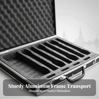 6 Slot Mic Case Reinforced 6 Slot Mic Case Portable for Transport