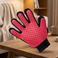 Pet Hair Remover and Dog Grooming Glove for Pet Care, Right Hand Cat Hair Brush with Soft Silicone, Five-Finger Grooming Design, 1 Pack
