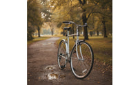 Silver Full-Coverage Bike Fenders Minimalist Front and Rear Fenders Streamlined Front and Rear Mudguards Easy to Install for Commuting