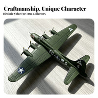 Green Exterior Lines Lines Display Model Aircraft Aviation Display Model Warplane Reproduction for Collectors