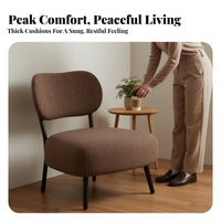 3 Pieces Modern design Shell rear Chair and Table Set Comfortable paddings Indoor Furnishing Sturdy Construction Soft Upholstery for Cafe Owners, Interior Designers, Coffee Shop, Restaurant, Reception Area, Living Room