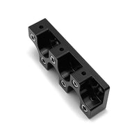 No-Headstock Electric Guitar Bridge Brass Saddles 6 String No-Headstock Bridge Conductive Surface Music Hardware