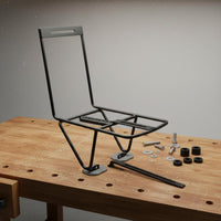 Damage-Effortless Installation Bike Front Cargo Rack Easy to Install Front Cargo Rack Sturdy Metal Cycling Gear Lightweight for Shopping, Commuting, Travel