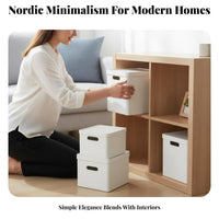 Cubby Bin Large Capacity Storage Box Stackable for children' Room, Parents