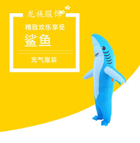 Funny Shark Inflatable Costume for Party, Halloween, One Size