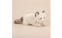 Stuffed Cat Furry Stuffed Cat Kitten Stuffed Toy Collectible Huggable for Collectors, Desk Decoration, Shelf Display