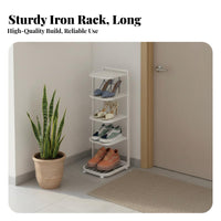 Space Saving Multi-Layer Shoe Rack Easy Assembly Multi-Tier Shoe Organizer Sturdy and Long-Lasting Stable Structure for Apartment Dwellers, Families, Students, Hallway, Closet, Bedroom, Dorm Room