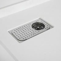 Bar Cup Washer with Perforated Panel Easy to Cleaning Bar Glass Cleaner Powerful Countertop Glass Cleaner for Taverns