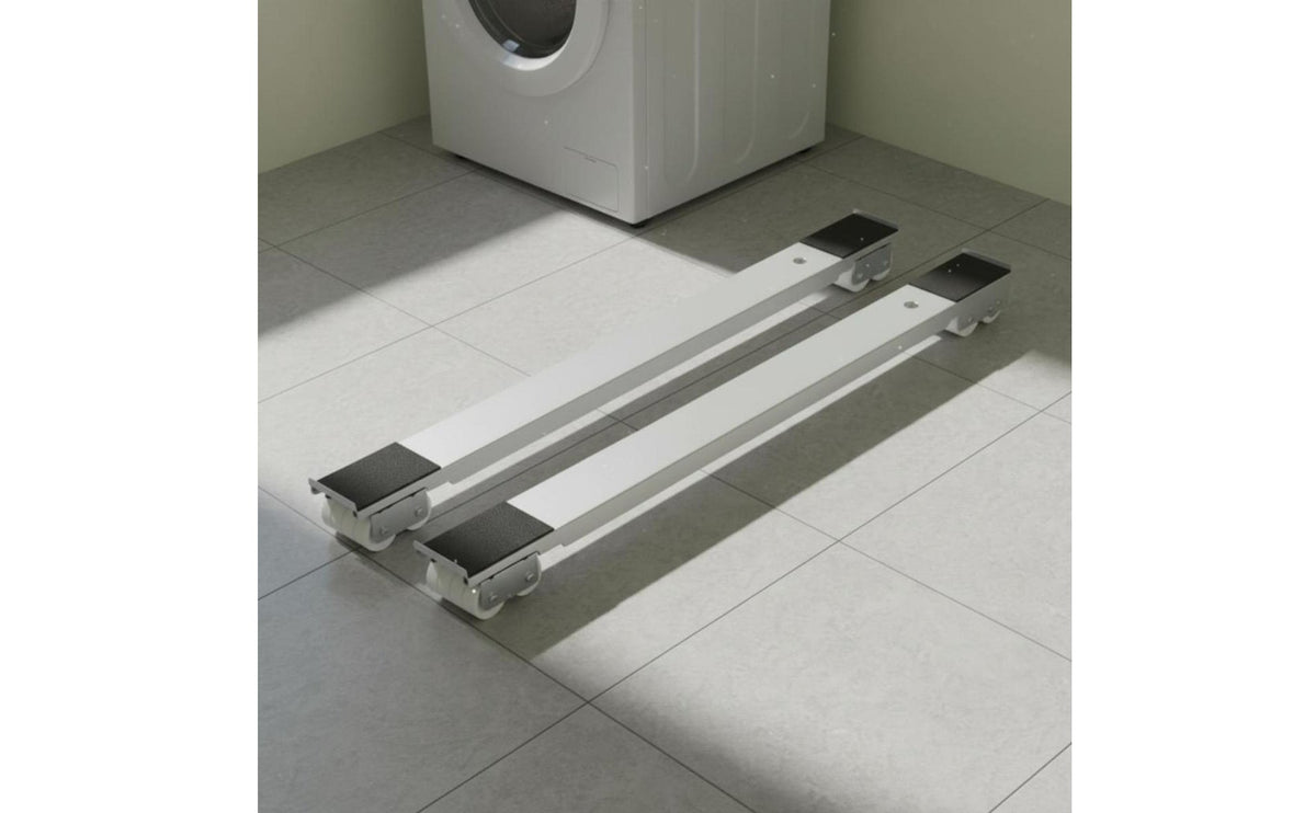 Easy to Move Washing Machine Roller Base Universal Washing Machine Mobile Stand Multi-Functional Refrigerator Roller Base Non-Slip Mat for Cleaning
