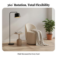 Nordic aesthetic Upholstered rotating Armchair space-saving Design Accent Chair Ergonomic rearrest Vanity Stool Multifunctional for Women, Homeowners, Adults, Living Room, Bedroom, Small Apartment, Home Office