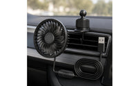 USB Car Fan Three-Speed Car Vent Fan Brushless Engine