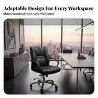 Reclining Function Highspine managerial Chair Ergonomic relaxsign rotating Seat Padrelaxd Armrests Office Furniture effortless-glidingRolling Casters for managerials, Professionals, Home Users, Conference Room, Working, Gaming