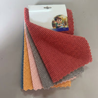 Jacquard Cleaning Cloths Kitchen Towel, 30cm x 30cm Microfibre Towel, Absorbent Microfibre for Dishwashing, Countertop and General Cleaning