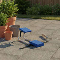 Ergonomic Kneeling Seat with Strap Portable Padded Kneeling Support for Gardeners, Seniors, Gardening, Yard Work