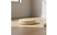 Handmade Tranquil Meditation Pad Thickened Round Straw Futon Pad Round Straw Pad Long-Lasting Japanese Floor Seat for Bay Window