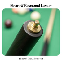 Hardwood Wood Cue Extension Multiple Brand Compatibility Ebony Wood Cue Extender Pool Stick Extension Rod Extended Reach
