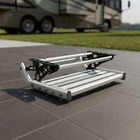 Folding RV Step Foldable Folding Motorhome Step Light-Emitting Lighting Sturdy-Duty for Camping, Travel