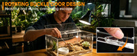 Acrylic Assembly Transparent Reptile Breeding Box for Hermit Crabs