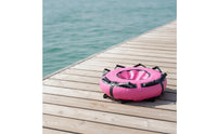 Inflatable marker with Handles Brightly Colored Freediving marker with D-Rings Visible Inflatable Dive marker for Swimming Exercises