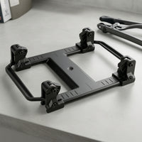 Foldable Quick-Release Bracket Rigid Bike Bag Mount Sturdy Bike Rack Adapter Lightweight for Commuters, Commuting