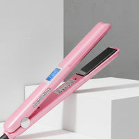 360-Degree Rotating Cord Sonic Hair Repair Straightener Adjustable Cold Flat Iron Clamp Style Sonic Flat Iron Display Window