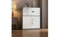 Locking File Cabinet Combination Lock Filing Cupboard Rectangular