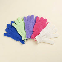 Bath Exfoliator Glove with Rope Attachment for Deep Cleansing, Double Sided Scrubbing Mitt for Adults Wash Gloves Textured Surface