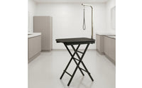 Anti-Slip Foldable Pet Table with Strap Compact Cat Grooming Station Space Saving Furniture