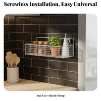 Drilltool-Tool-Less Installation Adhesive Corner Shelf Set No Drilling Adhesive Corner Organizer Space-Saving Bathroom Organizer Waterproof for Homeowners, Families, Students, Shower, Kitchen, Toilet, Dorm Room