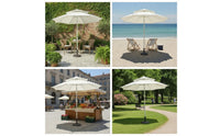 Tilt-Adjustable Patio Umbrella Large Patio Umbrella with Tilt Sun Shading for Homeowners, Vendors, Garden, Backyard, Beach