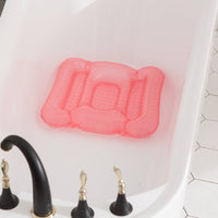 Bathtub Booster Pad Shimmery Finish Inflatable Bath Seat Water-Fillable Bath Mat Non-Slip Bathroom Accessory for Heated Bath