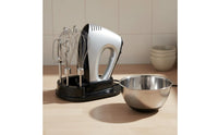 300W Electric Hand Mixer Easy to Hold Handheld Egg Beater Whisk Mixer Low Noise Portable Electric Hand Whisk for Home Baking, Cake Making, Dessert Prep