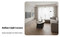 2 Pieces Nesting Coffee Table Set Light Luxury Design Living Room Furniture With Storage Drawer Space-Saving for Families