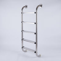 Pool Ladder with Anti-Slip Steps Resistant Swimming Pool Ladder Steps for Families, Backyard